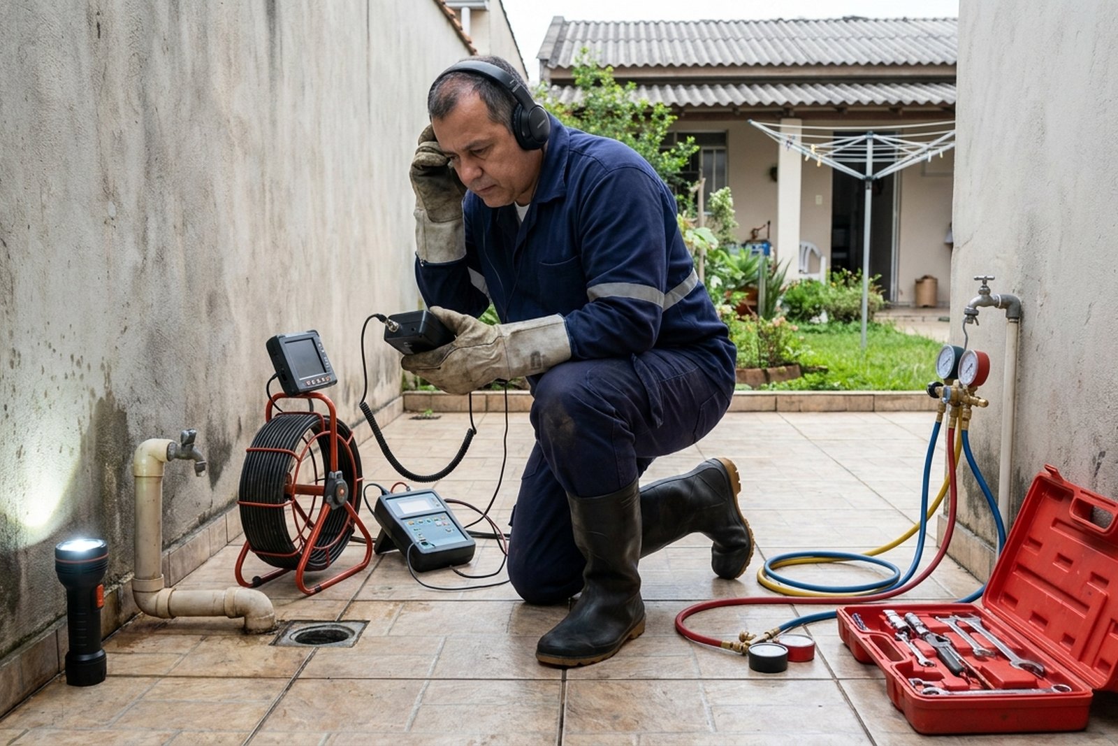 Detecção de Vazamento de Esgoto em Blumenau‑SC